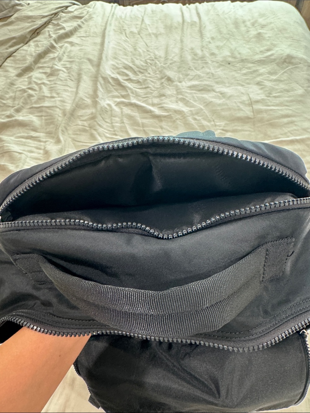 lululemon athletica Black Backpack with Front Zip Pocket - Picture 7 of 8
